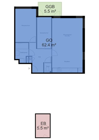 Floorplan - Kermispad 113, 1033 ZB Amsterdam